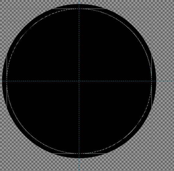 GIMP Circle Deletion